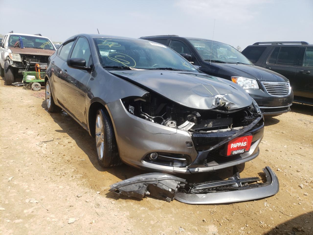 DODGE DART SXT 2013 with VIN 1C3CDFBA3DD269297 - Photo from auction