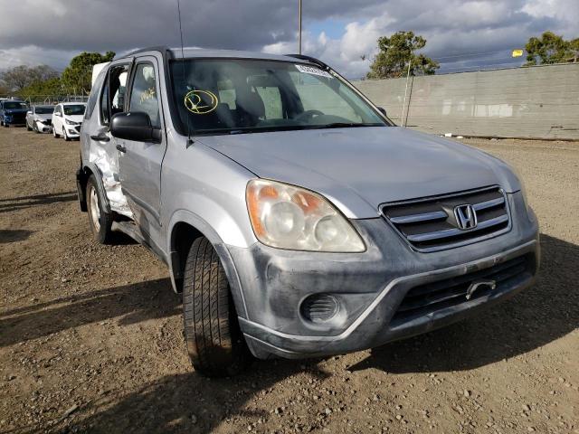 HONDA CR-V LX 2006 with VIN JHLRD68556C014243 - Photo from auction