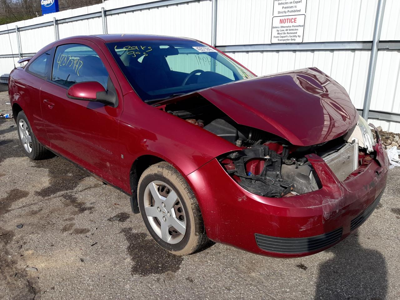 Photo 1 from auction – 2007 CHEVROLET COBALT LT with VIN 1G1AL15F677156245