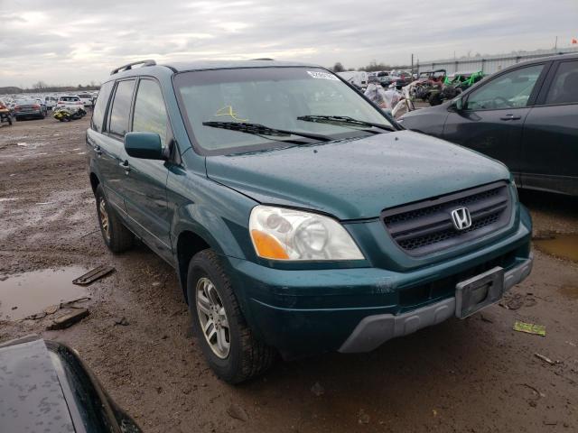 HONDA PILOT EXL 2003 with VIN 2HKYF18533H555295 - Photo from auction
