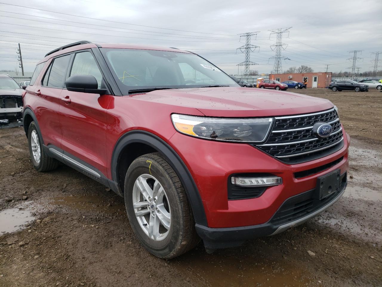 FORD EXPLORER X 2020 with VIN 1FMSK8DH4LGC42976 - Photo from auction