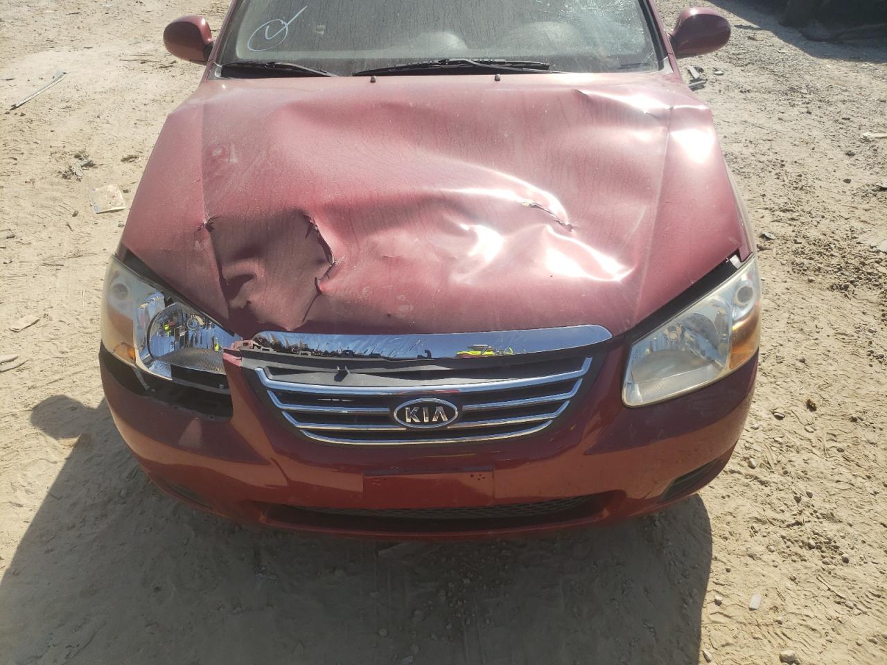 Photo 7 from auction – 2008 KIA SPECTRA EX with VIN KNAFE121385510670