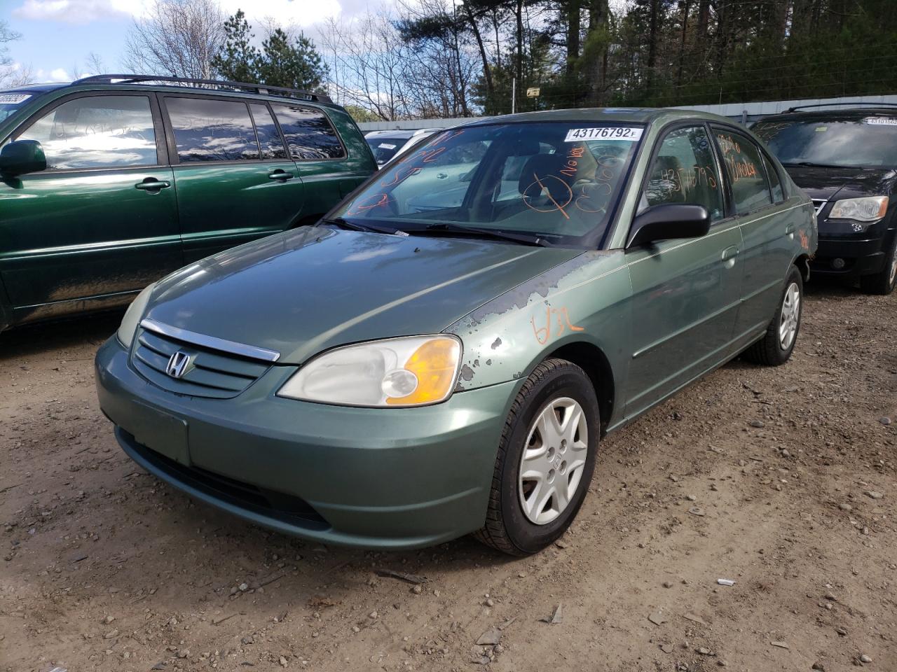 Photo 2 from auction – 2003 HONDA CIVIC LX with VIN 2HGES16503H509466