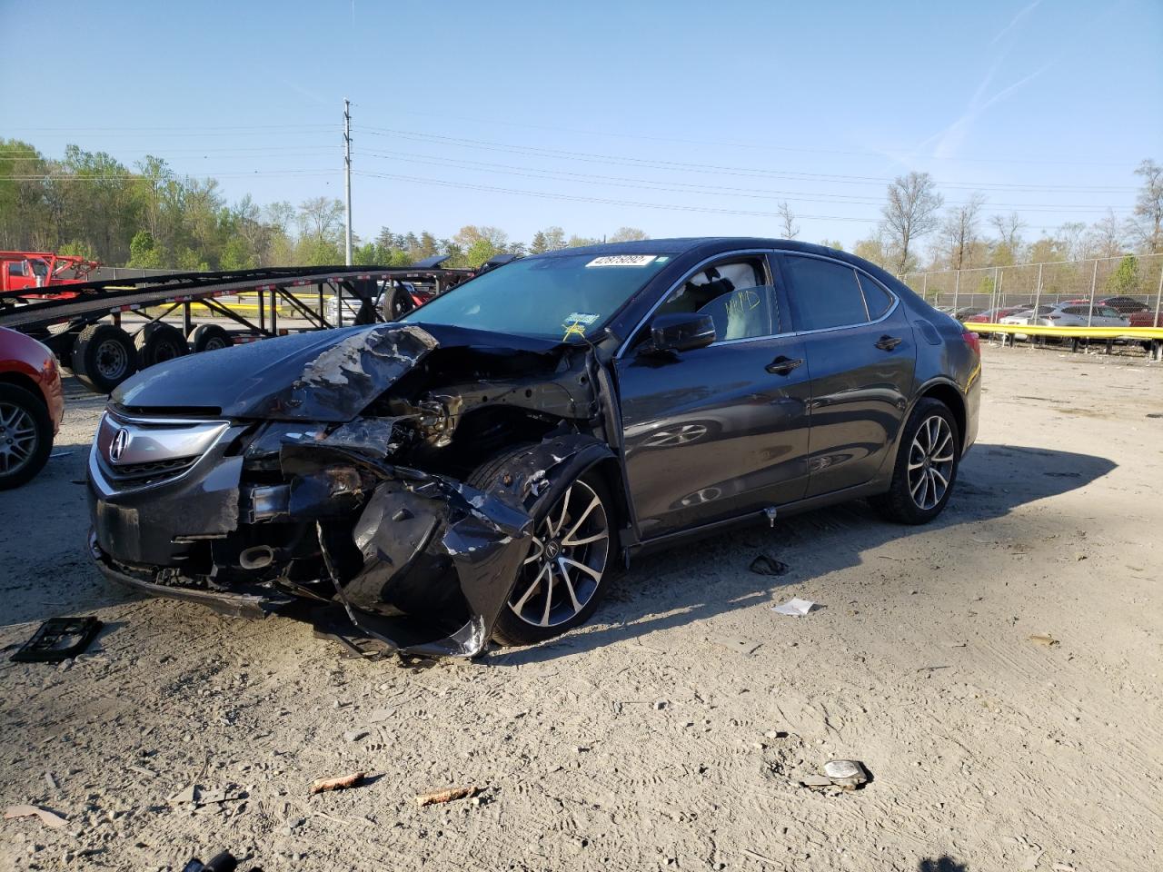 Photo 2 from auction – 2016 ACURA TLX TECH with VIN 19UUB3F52GA003018