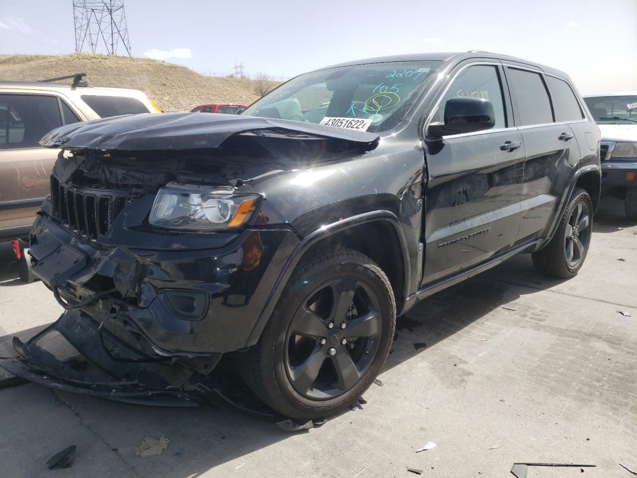 Photo 2 from auction – 2015 JEEP GRAND CHER with VIN 1C4RJFAG1FC633889