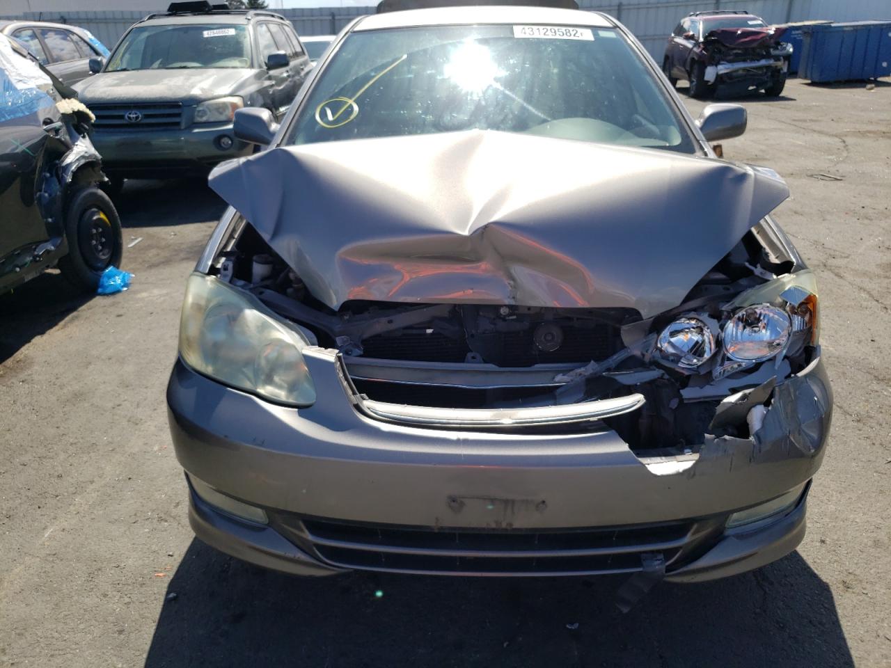 Photo 9 from auction – 2003 TOYOTA COROLLA CE with VIN 1NXBR32E43Z094157