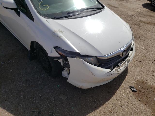 Photo 9 from auction – 2012 HONDA CIVIC LX with VIN 19XFB2F53CE344579