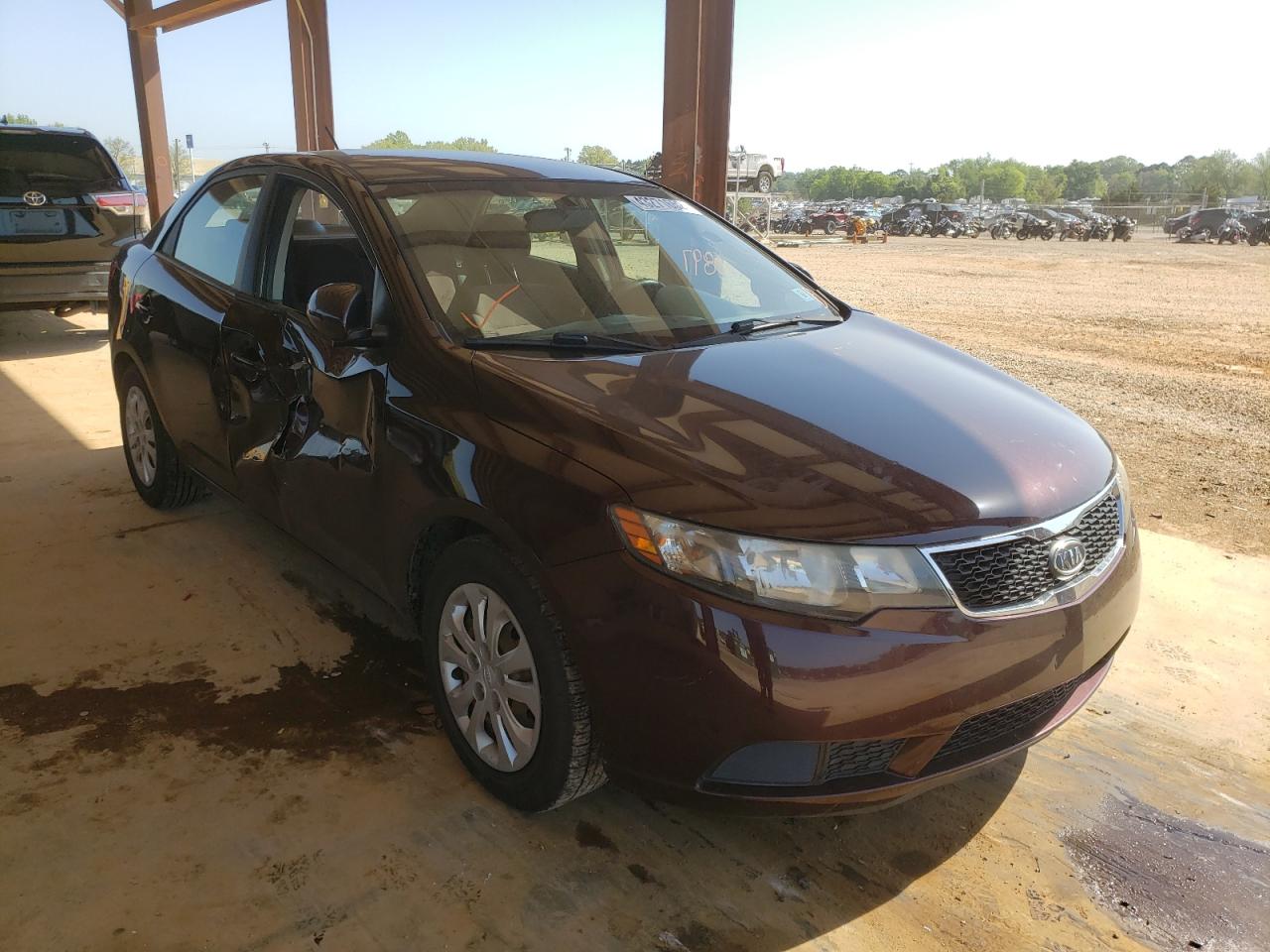 KIA FORTE EX 2011 with VIN KNAFU4A23B5393159 - Photo from auction