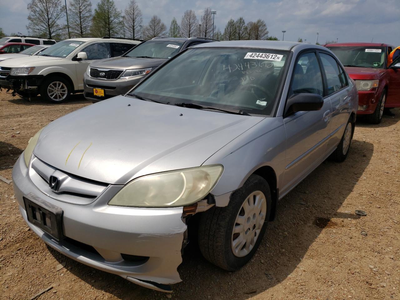 Photo 2 from auction – 2005 HONDA CIVIC LX with VIN 1HGES16535L030772