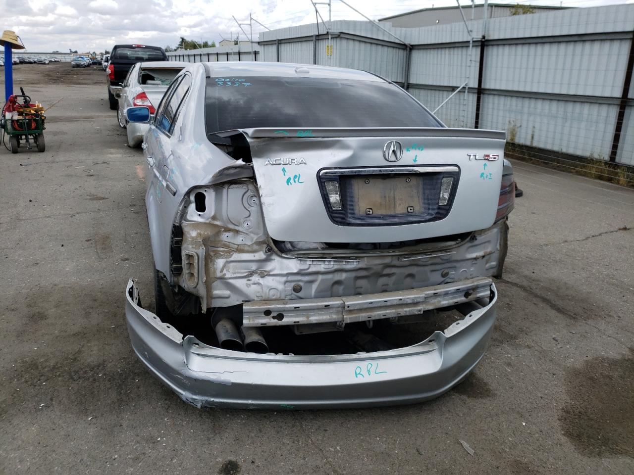 Photo 9 from auction – 2008 ACURA TL TYPE S with VIN 19UUA76508A055792