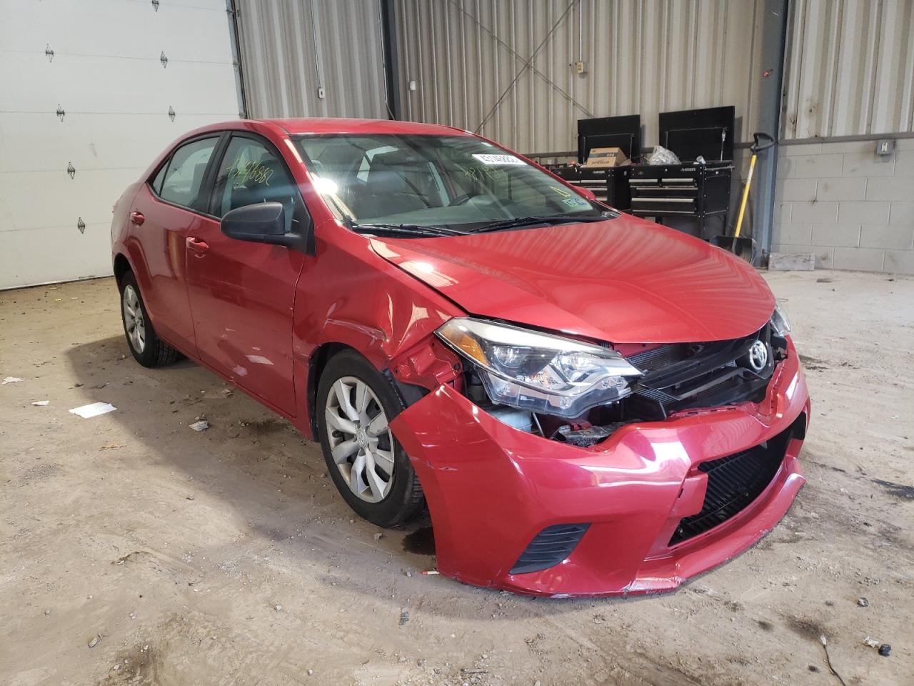 TOYOTA COROLLA L 2014 with VIN 2T1BURHE3EC114122 - Photo from auction