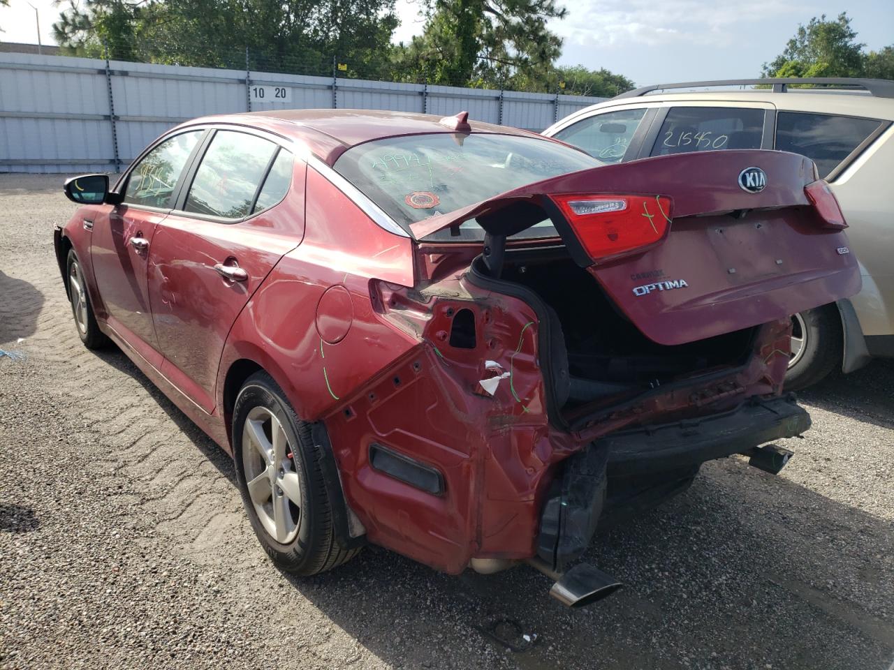 Photo 3 from auction – 2014 KIA OPTIMA LX with VIN 5XXGM4A77EG337423