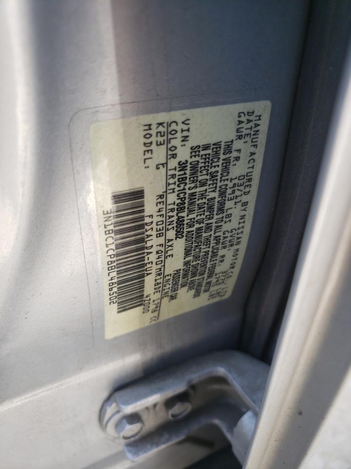 Photo 10 from auction – 2011 NISSAN VERSA S with VIN 3N1BC1CP8BL486502