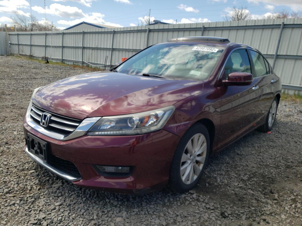 Photo 2 from auction – 2014 HONDA ACCORD EXL with VIN 1HGCR2F81EA161066