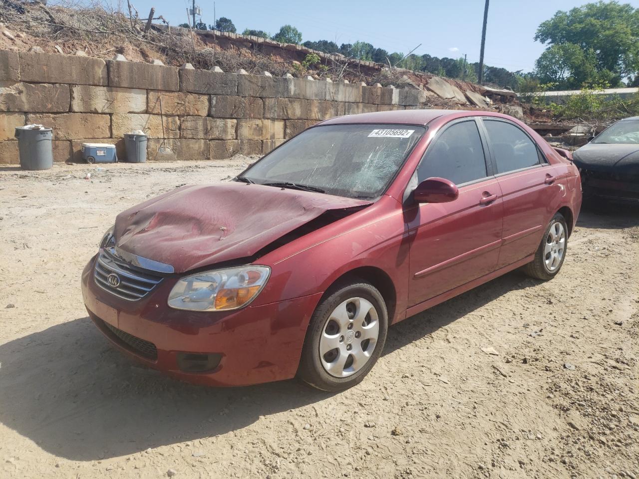 Photo 2 from auction – 2008 KIA SPECTRA EX with VIN KNAFE121385510670