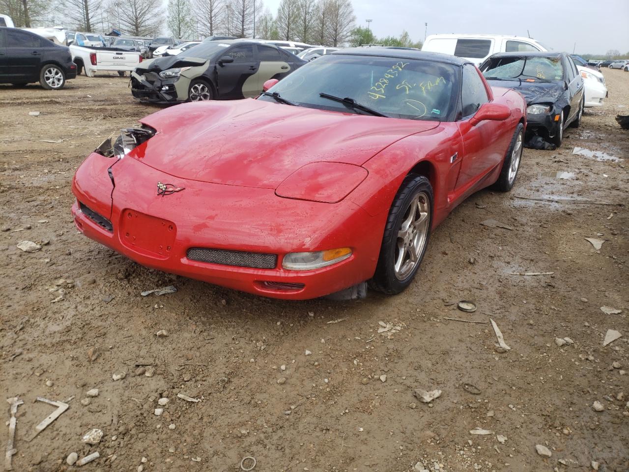 Photo 2 from auction – 2002 CHEVROLET CORVETTE with VIN 1G1YY22G225116395