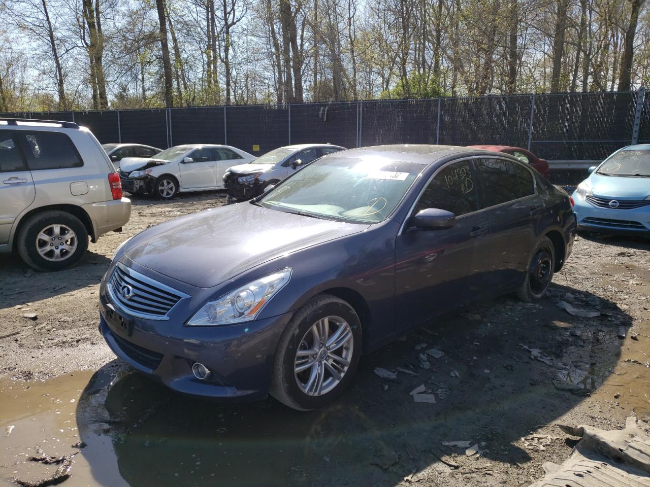 Photo 2 from auction – 2011 INFINITI G25 with VIN JN1DV6AR8BM652494