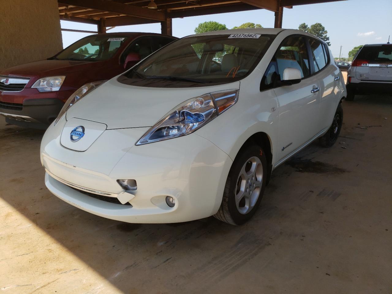 Photo 2 from auction – 2012 NISSAN LEAF SV with VIN JN1AZ0CP7CT016981