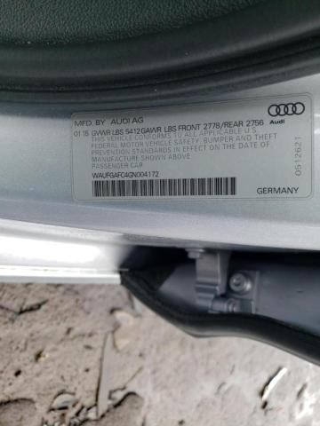 Photo 10 from auction – 2016 AUDI A6 PREMIUM with VIN WAUFGAFC4GN004172