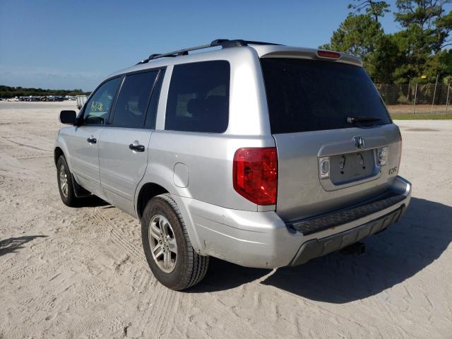 Photo 3 from auction – 2005 HONDA PILOT EXL with VIN 5FNYF18595B025656