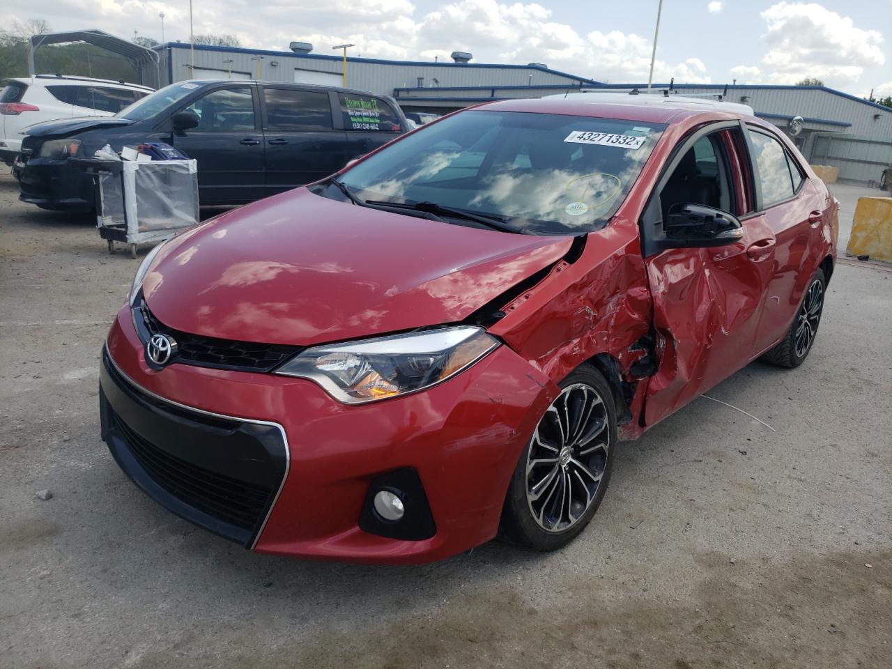 Photo 2 from auction – 2015 TOYOTA COROLLA L with VIN 2T1BURHE2FC374349
