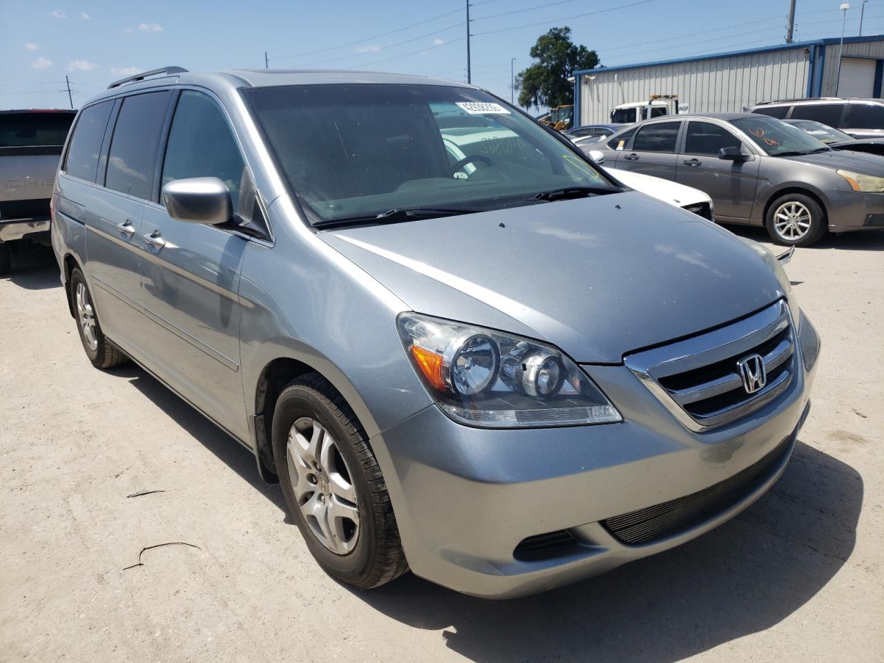 HONDA ODYSSEY EX 2007 with VIN 5FNRL38797B100157 - Photo from auction