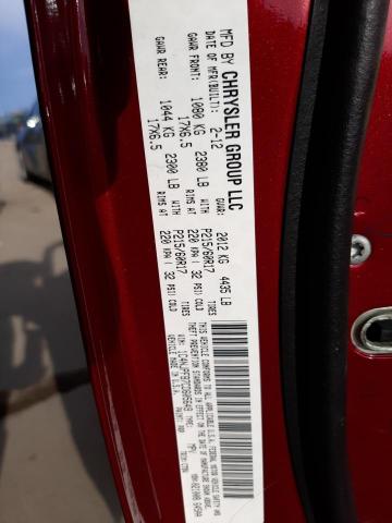 Photo 10 from auction – 2012 JEEP PATRIOT LA with VIN 1C4NJPFB7CD605649