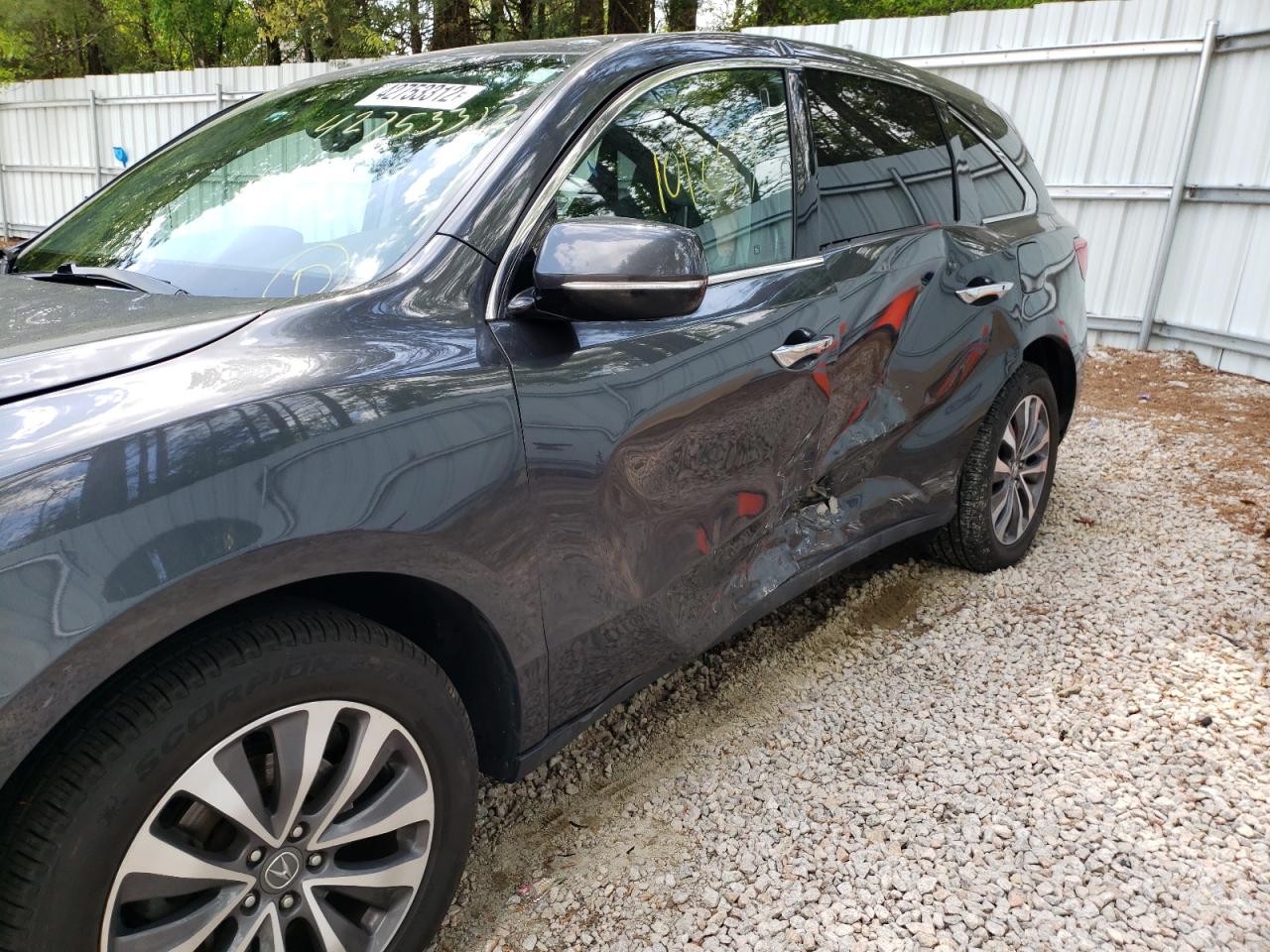 Photo 9 from auction – 2015 ACURA MDX TECHNO with VIN 5FRYD3H45FB013769