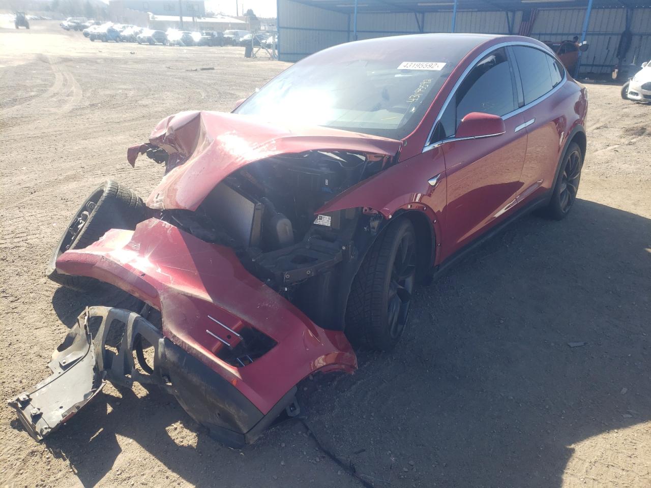 Photo 2 from auction – 2018 TESLA MODEL X with VIN 5YJXCDE43JF140930