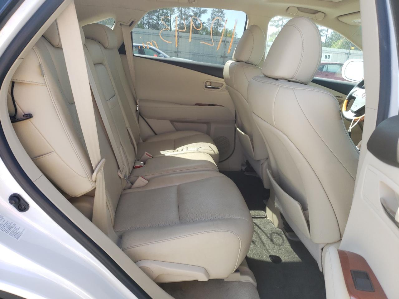 Photo 6 from auction – 2010 LEXUS RX 350 with VIN 2T2ZK1BA4AC023300