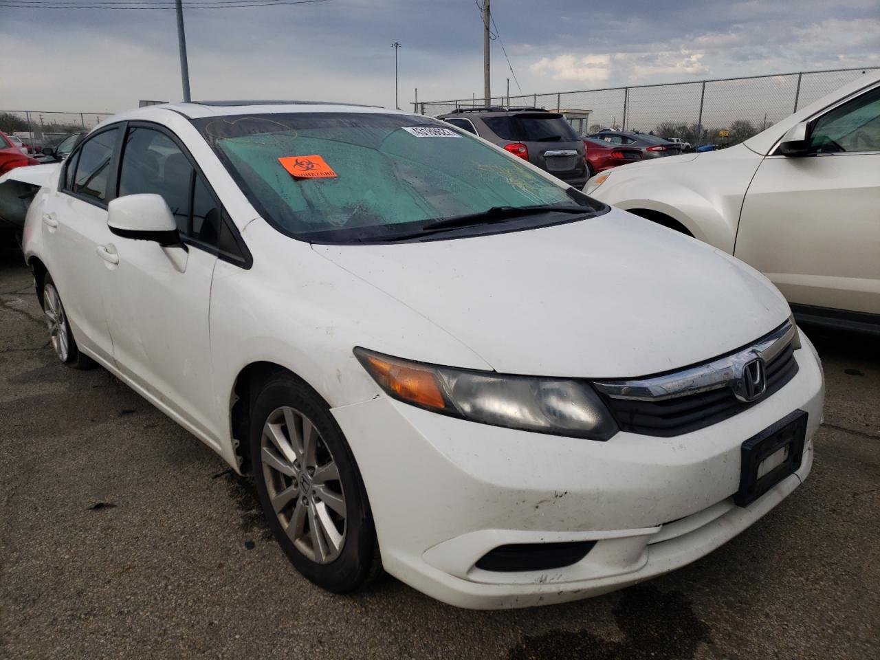 HONDA CIVIC EX 2012 with VIN 19XFB2F82CE004317 - Photo from auction