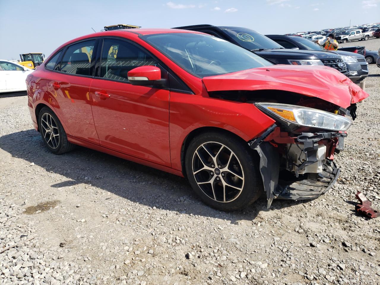 FORD FOCUS SE 2015 with VIN 1FADP3F27FL346776 - Photo from auction