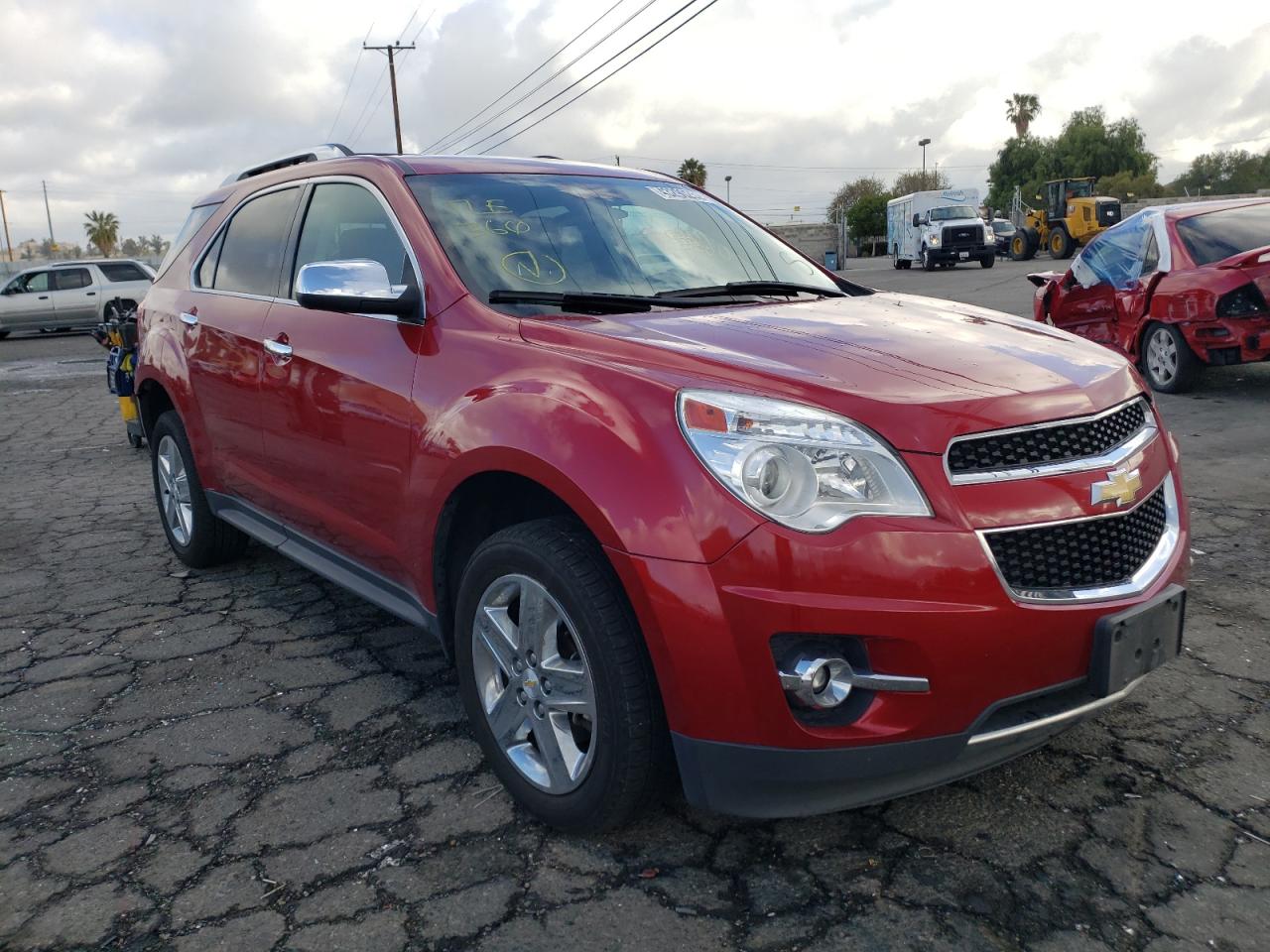 CHEVROLET EQUINOX LT 2014 with VIN 2GNFLDE33E6228009 - Photo from auction