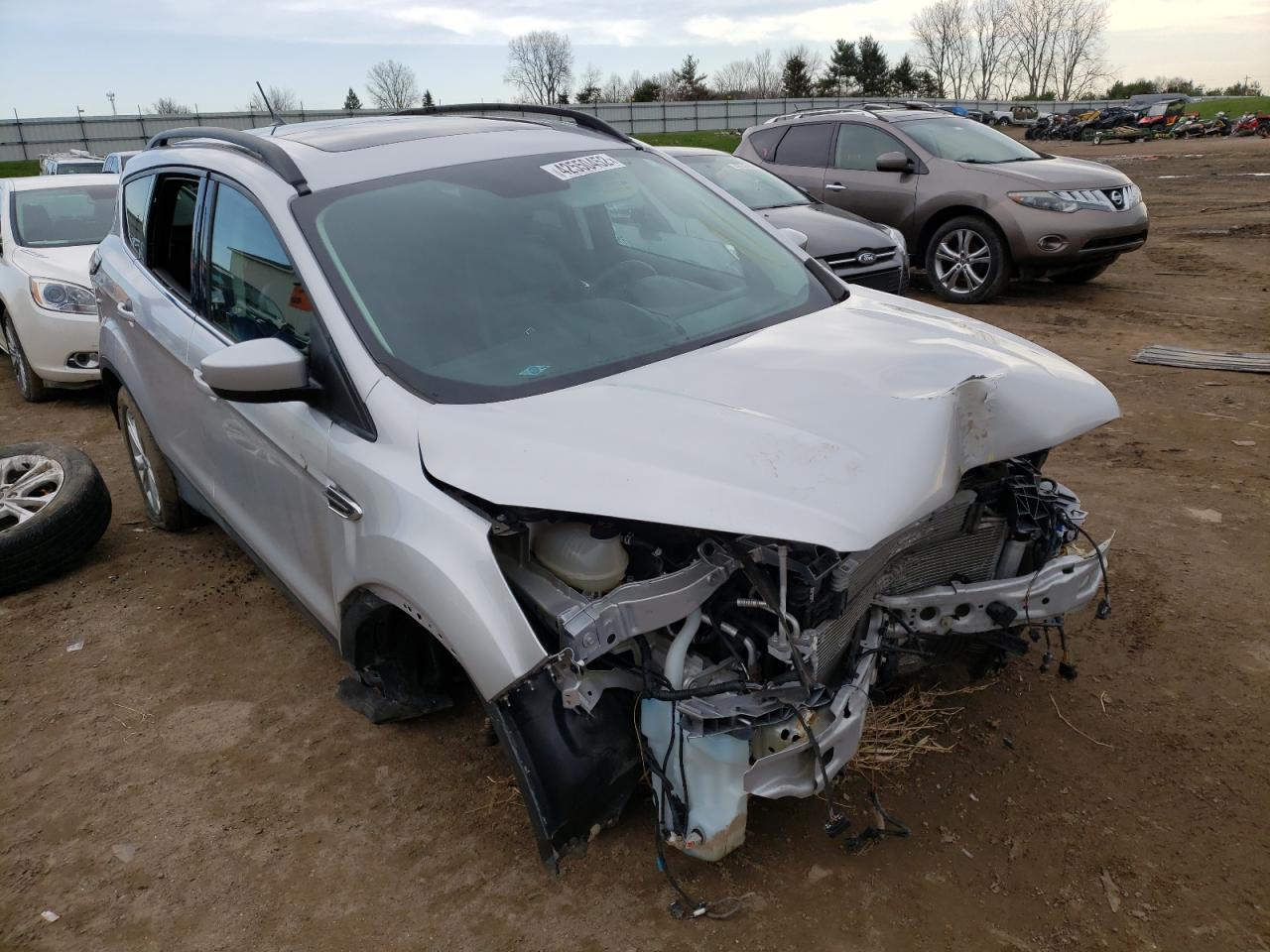 Photo 1 from auction – 2018 FORD ESCAPE SEL with VIN 1FMCU9HD5JUA30257