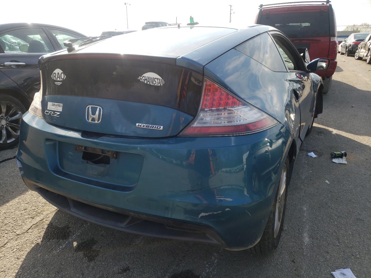 Photo 4 from auction – 2011 HONDA CR-Z EX with VIN JHMZF1D62BS009783