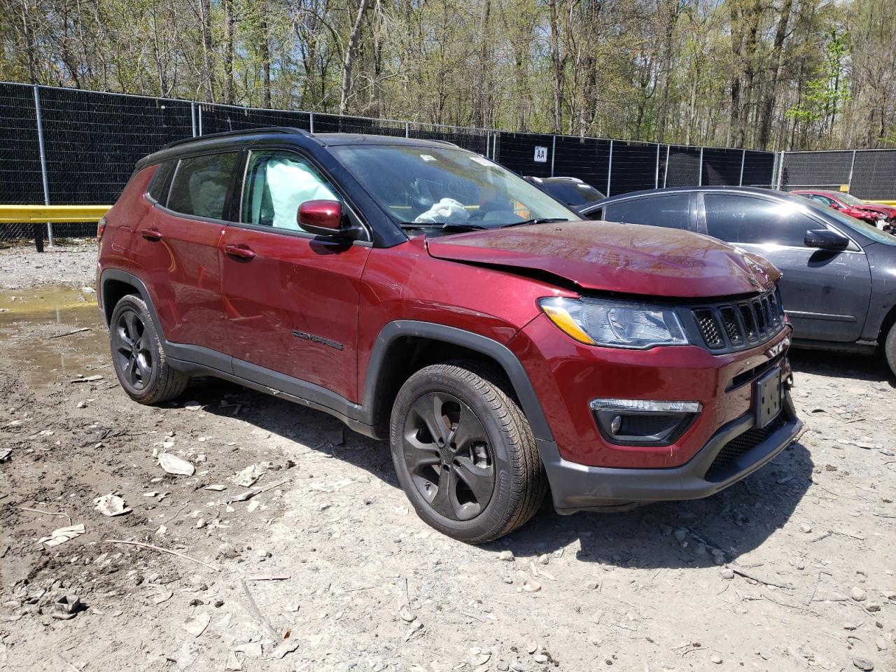 JEEP COMPASS LA 2021 with VIN 3C4NJDBB2MT551709 - Photo from auction