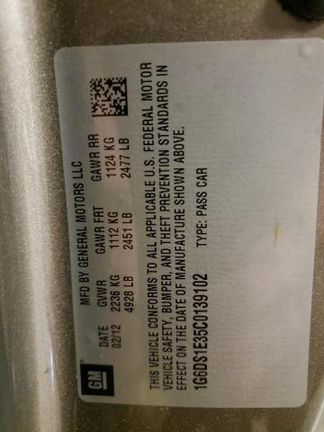 Zdjęcie 10 z aukcji – 2012 CADILLAC CTS PREMIU z VIN 1G6DS1E35C0139102