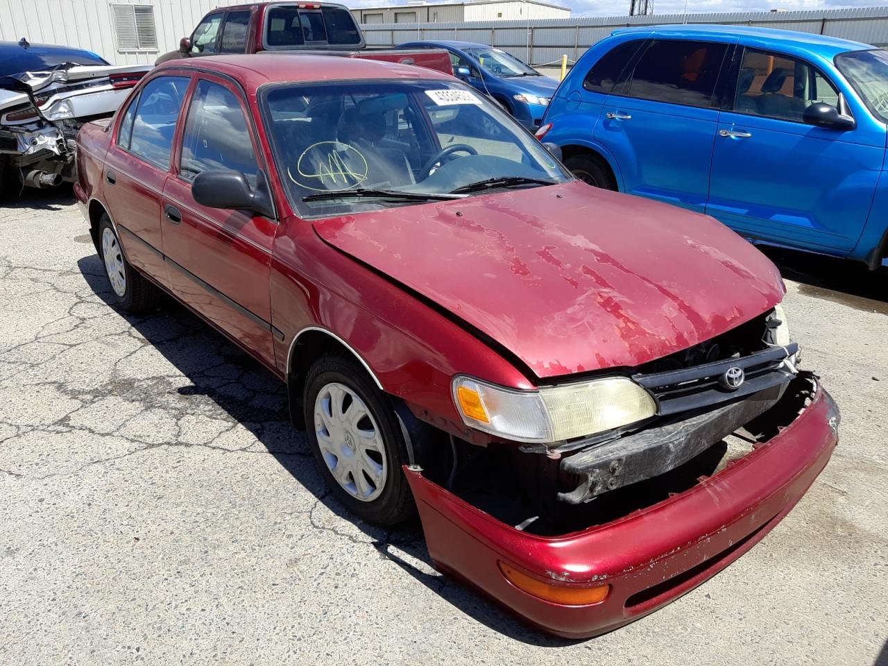 TOYOTA COROLLA 1994 مع رقم تعريف المركبة JT2AE04B2R0074463 - صورة من المزاد