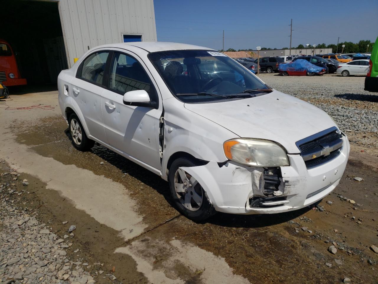 CHEVROLET AVEO BASE 2007 with VIN KL1TD56607B046038 - Photo from auction