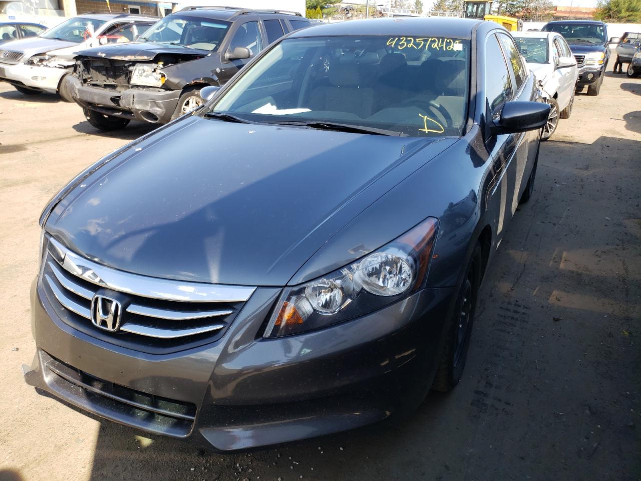 Photo 2 from auction – 2012 HONDA ACCORD LX with VIN 1HGCP2F35CA127381