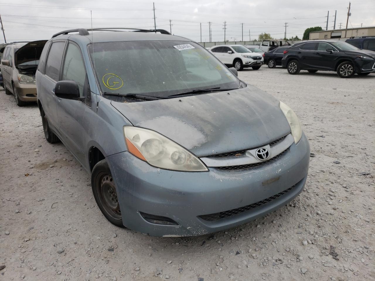 TOYOTA SIENNA CE 2008 with VIN 5TDZK23C38S218185 - Photo from auction