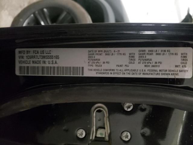 Photo 10 from auction – 2021 RAM 1500 CLASS with VIN 1C6RR7LT3MS555165