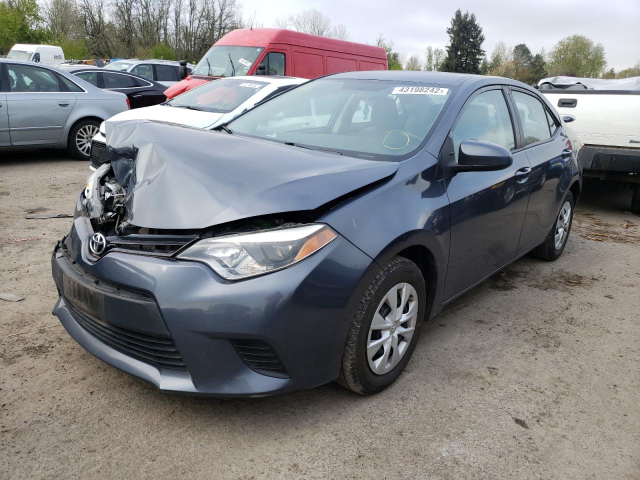 Photo 2 from auction – 2014 TOYOTA COROLLA L with VIN 5YFBURHE1EP112448
