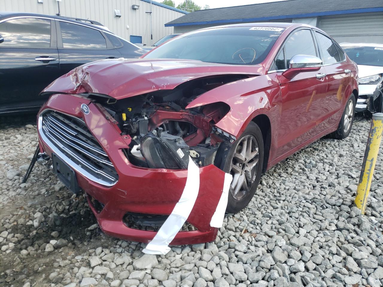 Photo 2 from auction – 2014 FORD FUSION SE with VIN 3FA6P0HD0ER191185