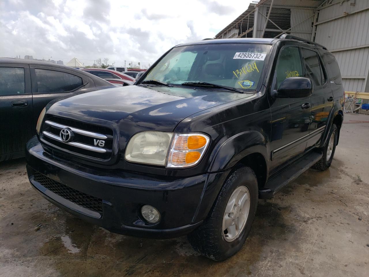 Photo 2 from auction – 2002 TOYOTA SEQUOIA LI with VIN 5TDZT38A02S134424