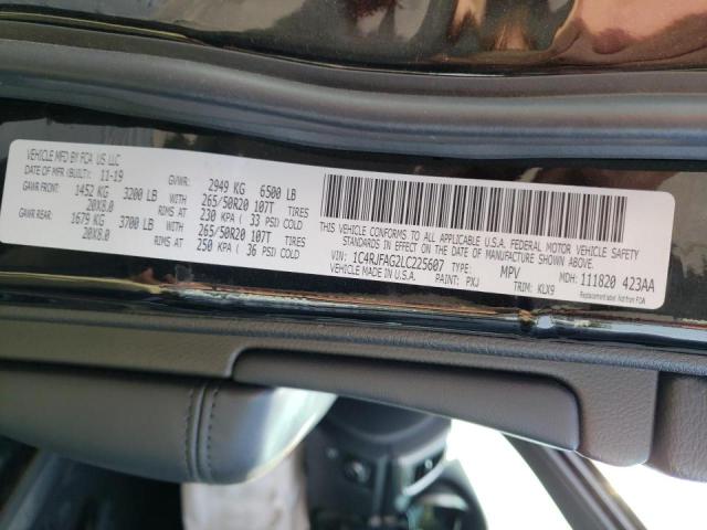 Photo 10 from auction – 2020 JEEP GRAND CHER with VIN 1C4RJFAG2LC225607