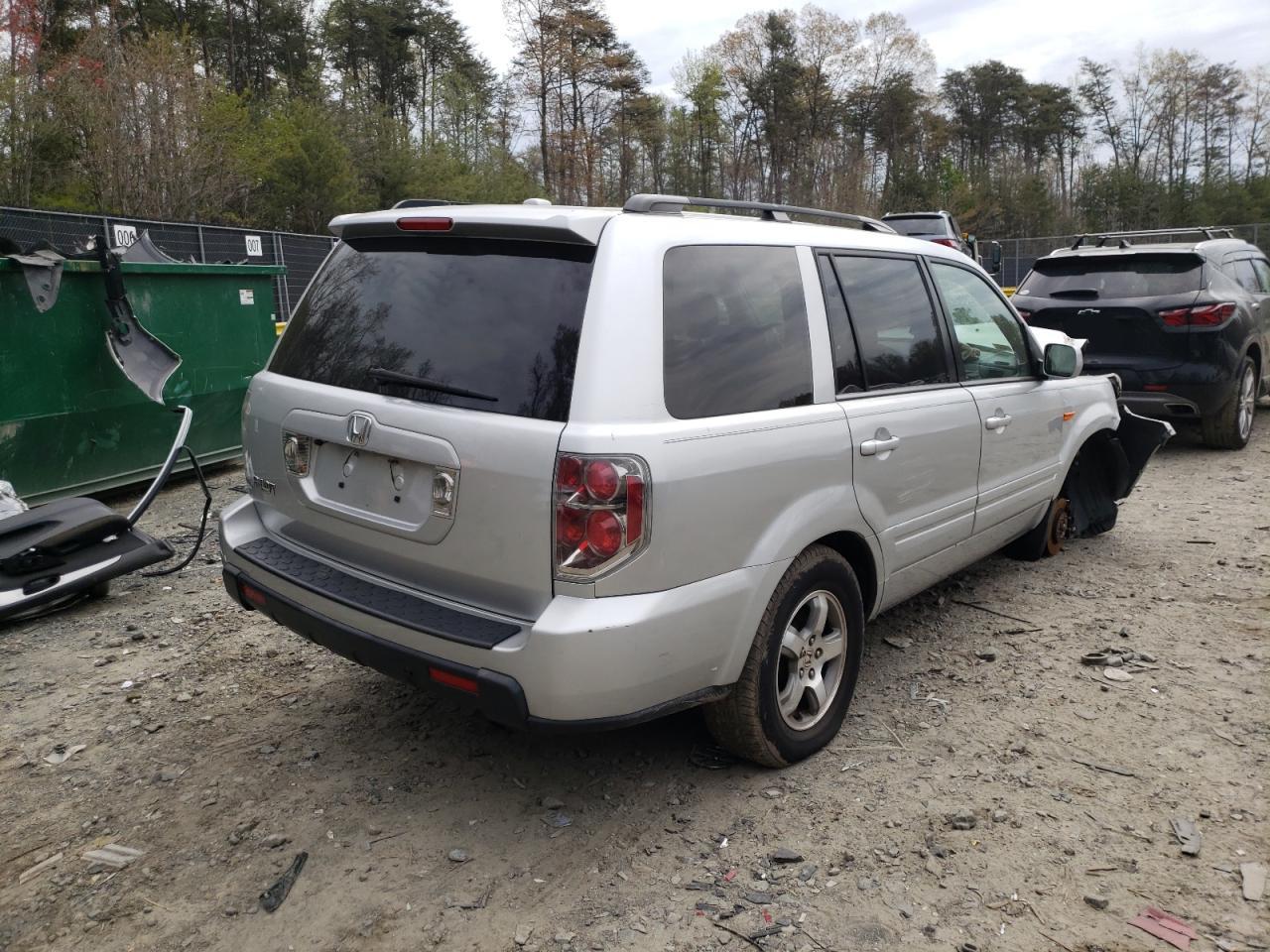 Photo 4 from auction – 2008 HONDA PILOT EXL with VIN 5FNYF28608B002592