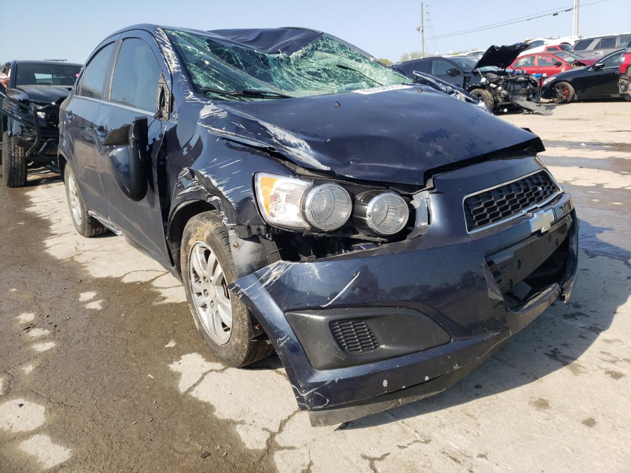 CHEVROLET SONIC LT 2015 with VIN 1G1JC5SH1F4166100 - Photo from auction