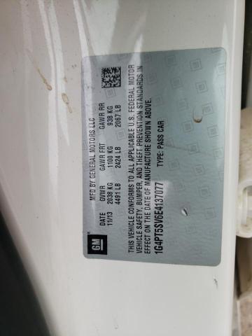 Photo 10 from auction – 2014 BUICK VERANO PRE with VIN 1G4PT5SV6E4137077