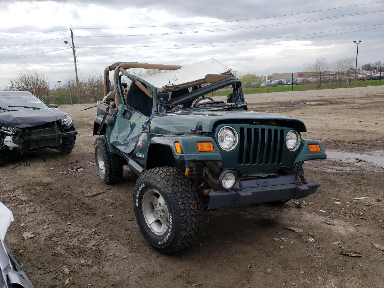 JEEP WRANGLER / 2000 with VIN 1J4FA59SXYP705152 - Photo from auction